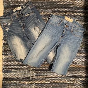 Size 1 Hollister jeans bundle